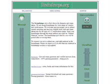 Tablet Screenshot of braindumps.org